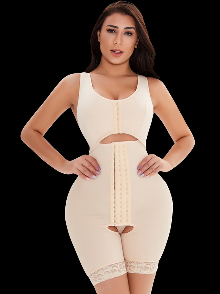 Tummy Control Full Body Shaper Waist Trainer Bodysuit