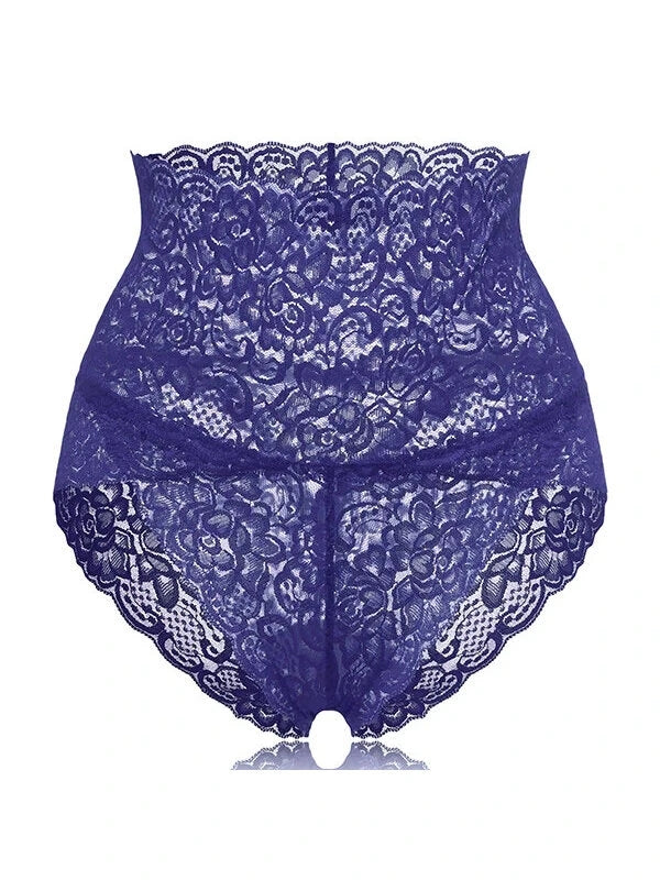 4-Pack High Waisted Lace Cotton Butt Lifter Sexy Panties