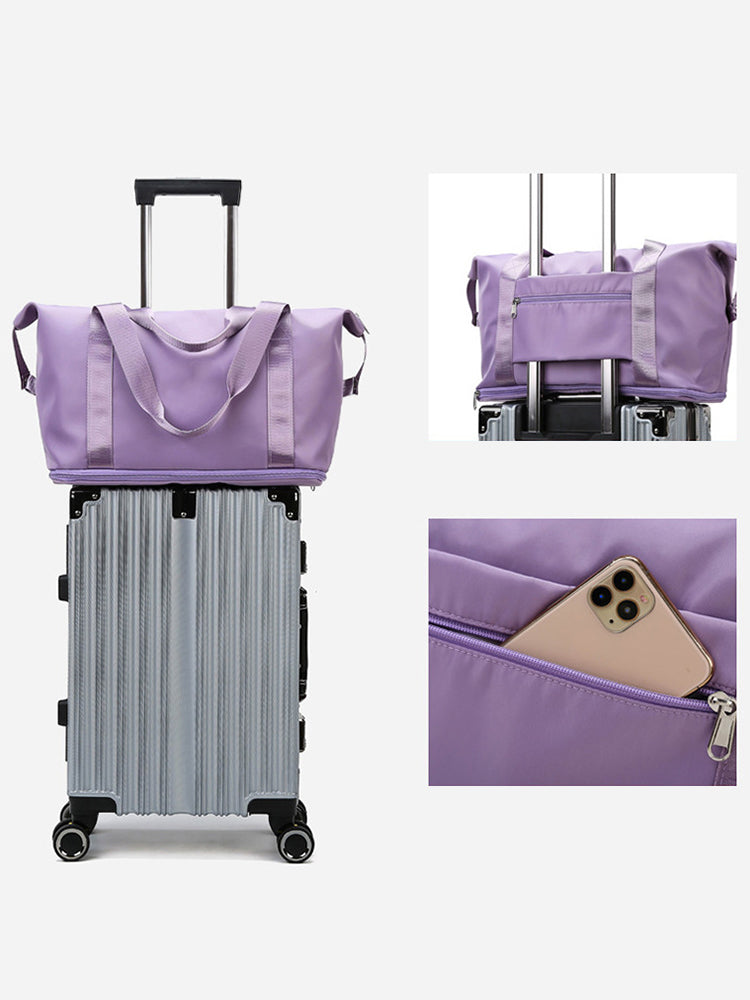 Waterproof Weekender Bags for Women Large Travel Overnight Carry on Workout Duffle Bag