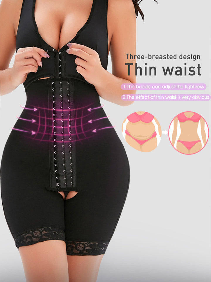 Tummy Control Full Body Shaper Waist Trainer Bodysuit