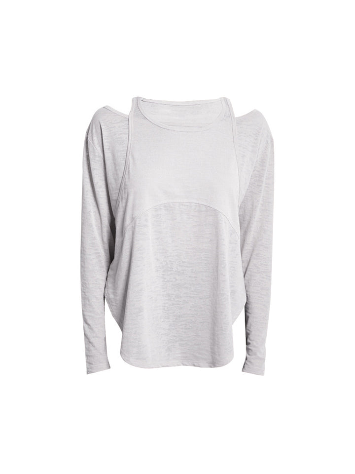 Long Sleeve Lightweight Yoga Compression Workout Tops Athletic Wear Shirts