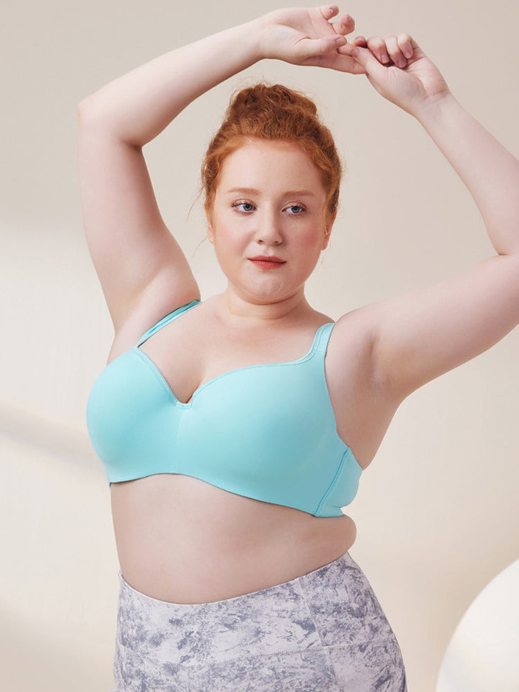 Women Smooth Push-Up T-Shirt Wireless Bra