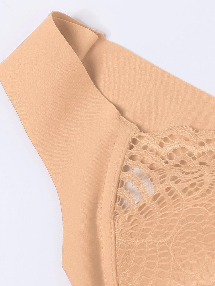 Seamless Comfort Sleep Wireless Bras Lace Tank Top