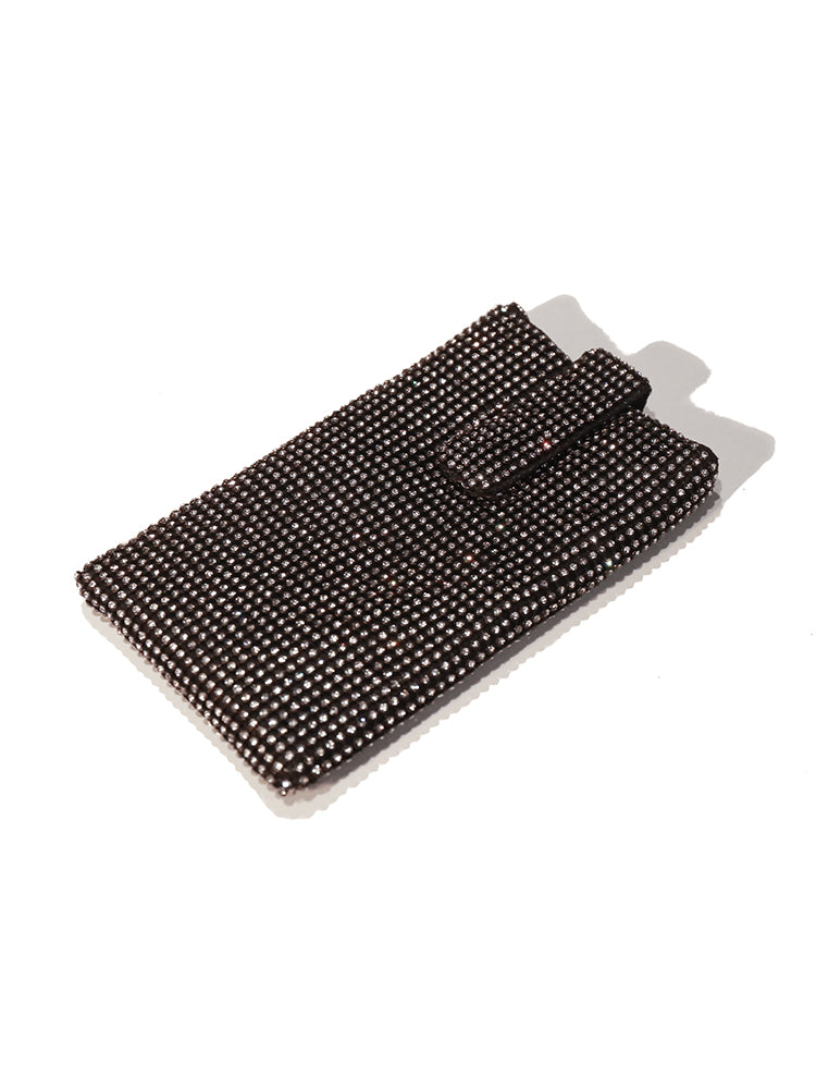Rhinestone Evening Handbag Cell Phone Purse Wallet Clutch Crossbody Bag