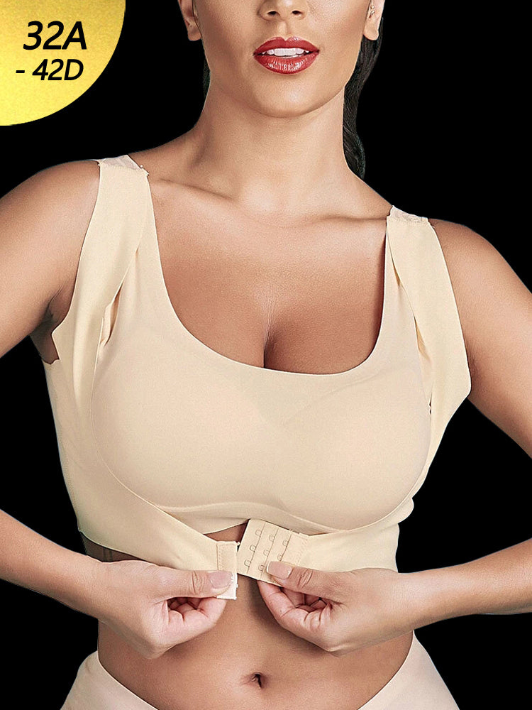 Beauty Back Seamless Cozy Front Closure Wireless Bra