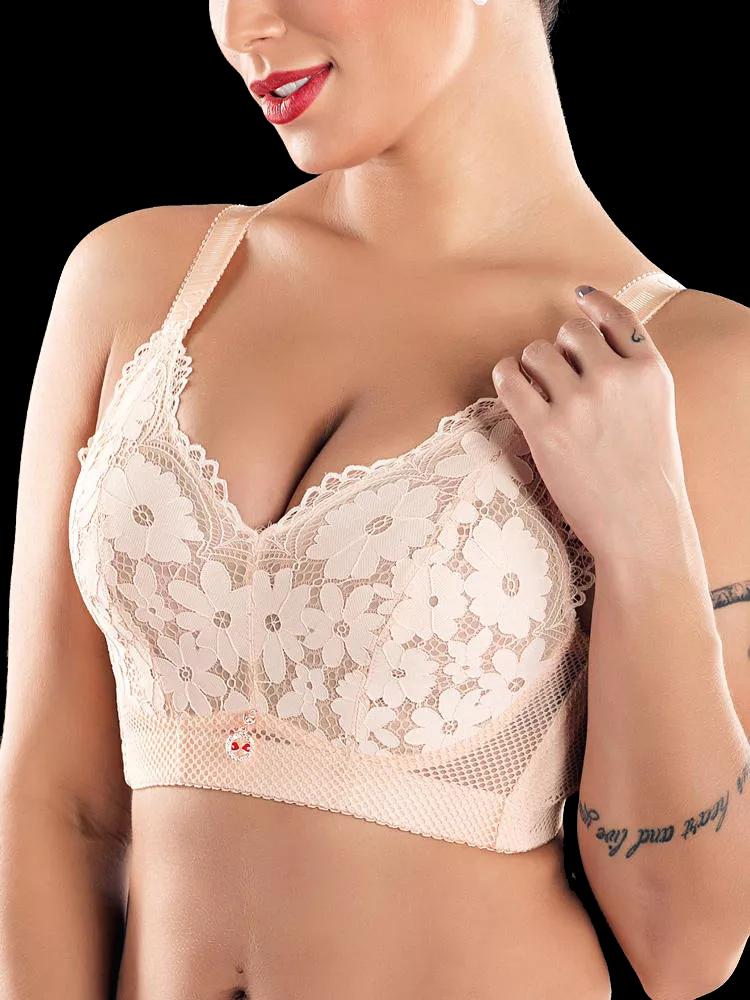 Breathable Floral Lace Ultra-thin Bra