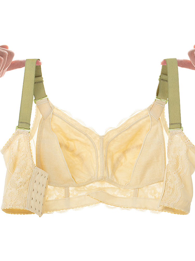 Lace Full Coverage Beauty Back Wire-free Bras