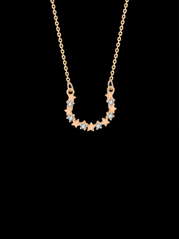 U-shaped Star Necklace