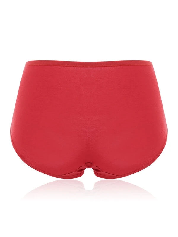 4-Pack Cotton High Waist Tummy Control Panties