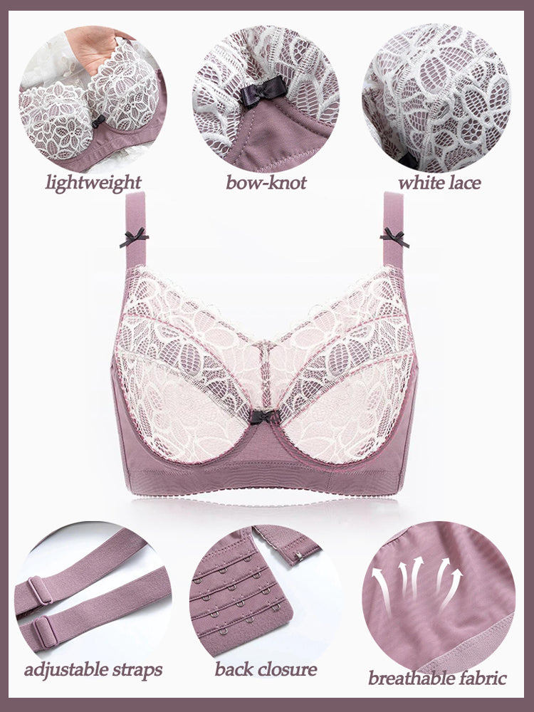 Sexy Lace Minimizer Underwired Bra