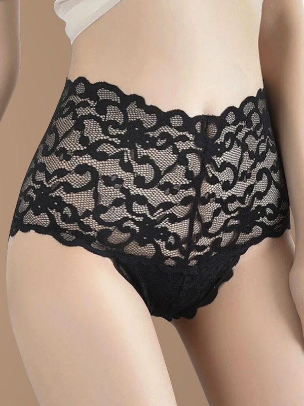 4-Pack Lace High-Waist Panties