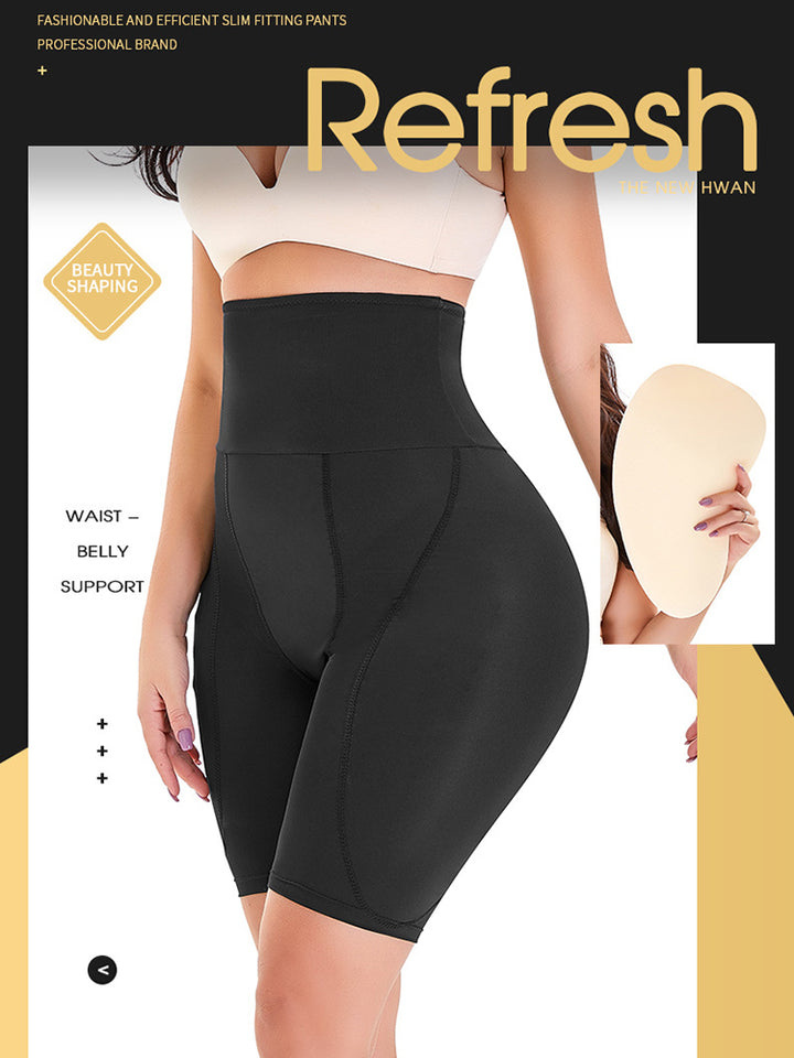 Sexy High-Waist Tummy Control Enhance Butt Padded Shaping Shorts