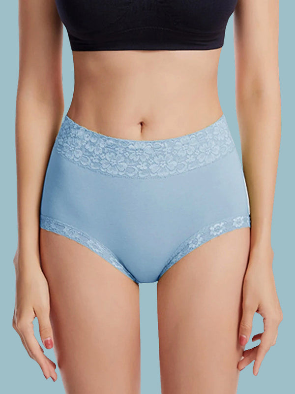 2-Pack Sexy Lace Cotton Breathable Panties