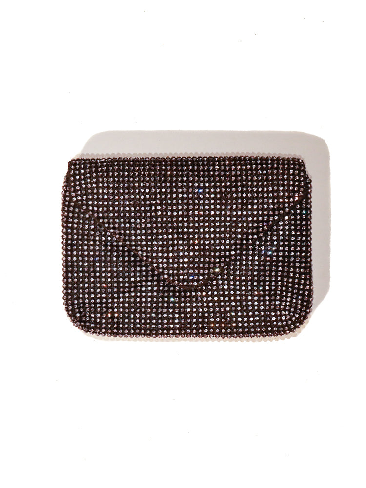 Glitter Rhinestone Wedding Evening Purse Crystal Envelope Crossbody Bags