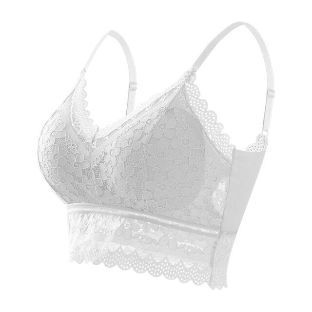 Ultra Soft Sexy Racerback Wirefree Lace Bra