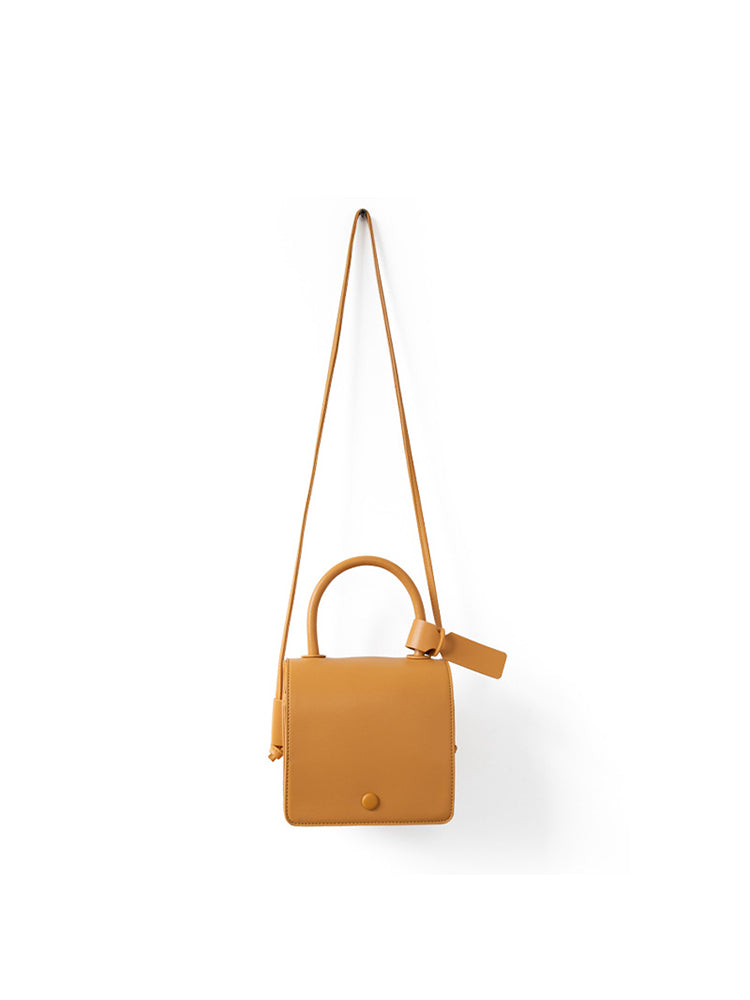Women's Solid Color Vintage PU Leather Crossbody Bags