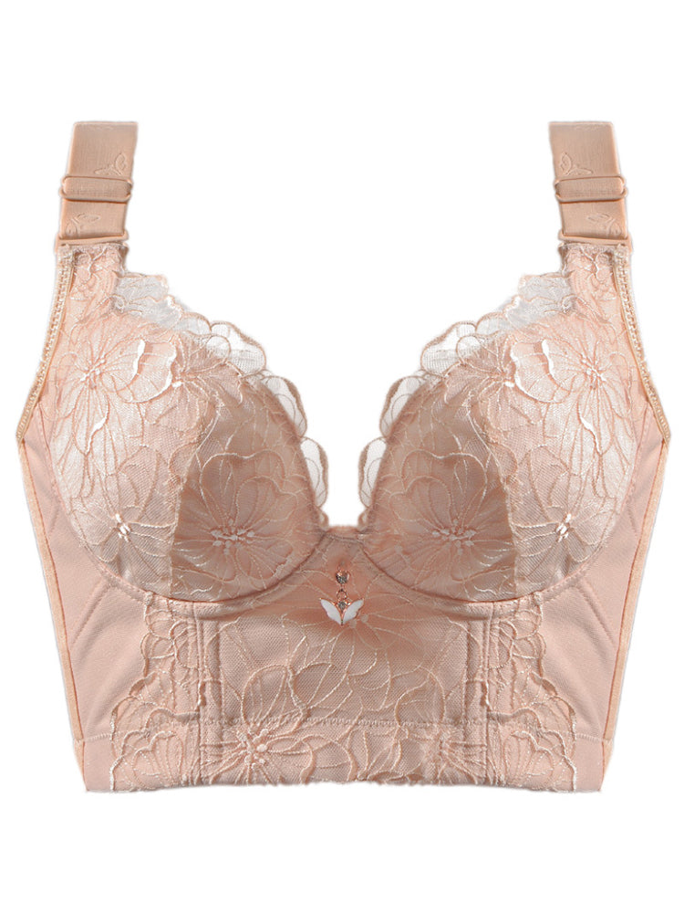 Longline Comfort Support Wire-free Push Up Bra