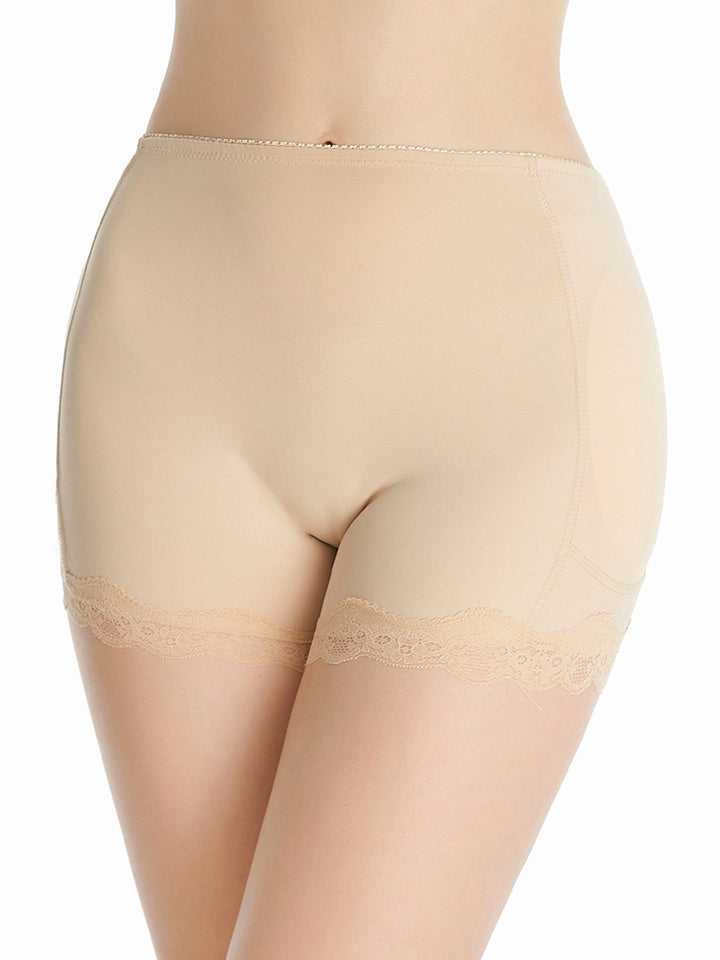 Seamless Butt Lifter Padded Lace Panties Enhancer Shaper Shorts