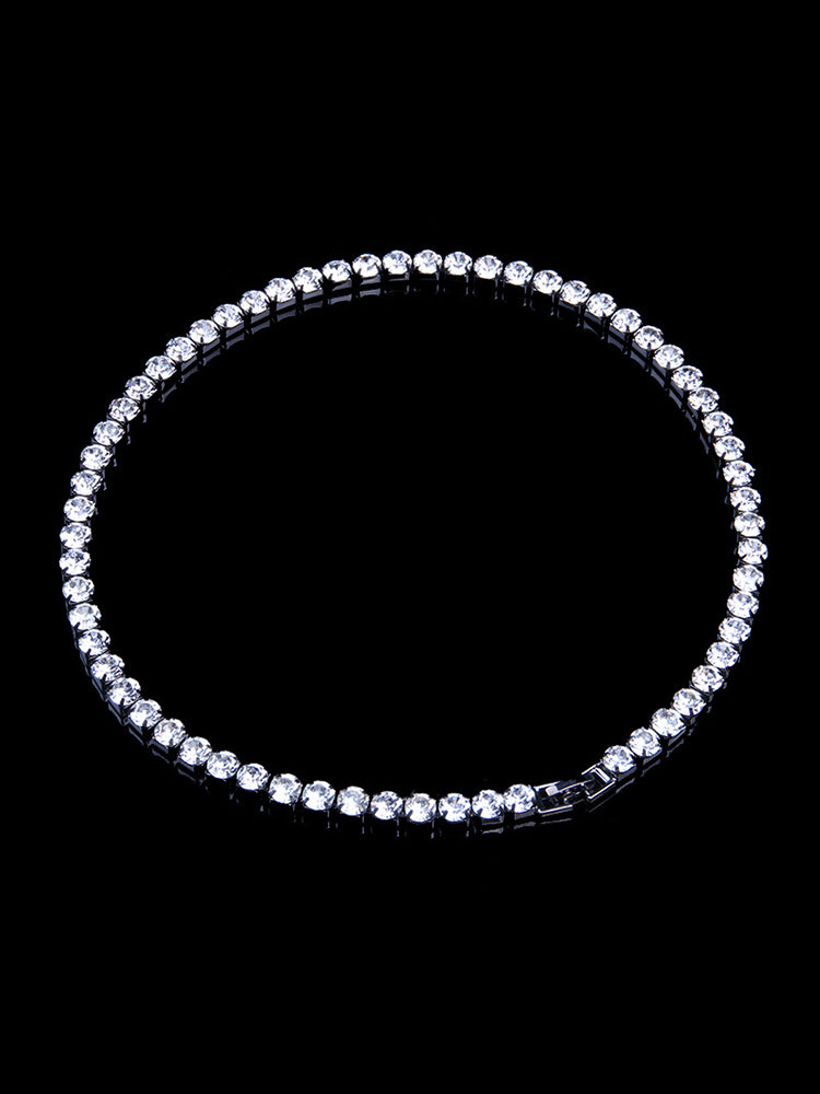 Modern Stylish Rhinestone Necklace