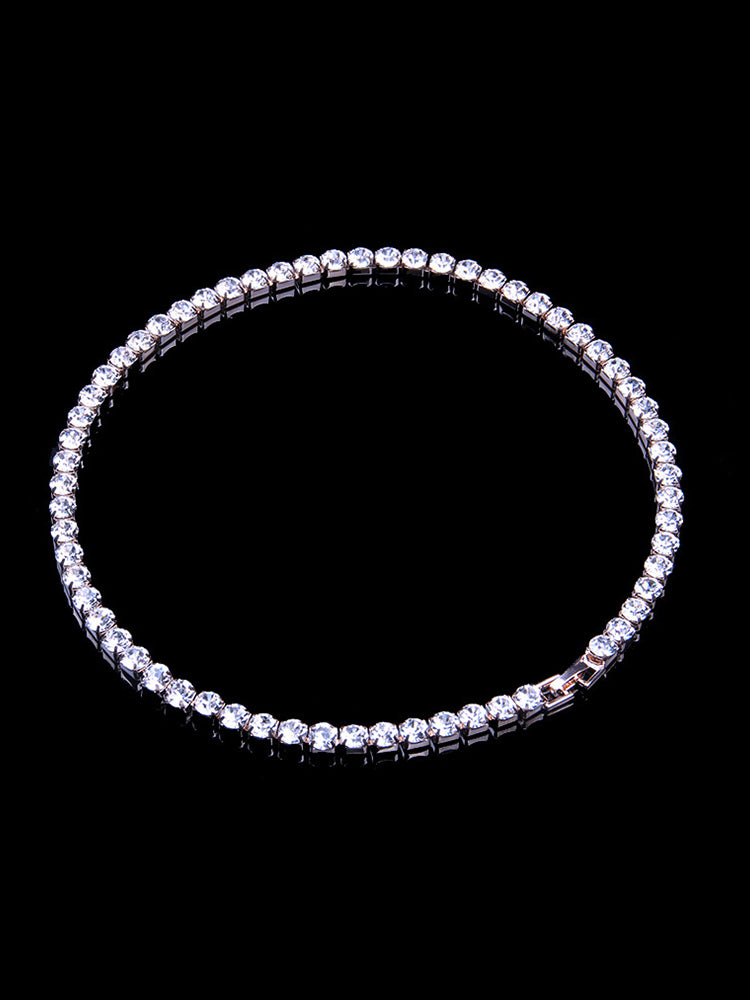 Modern Stylish Rhinestone Necklace