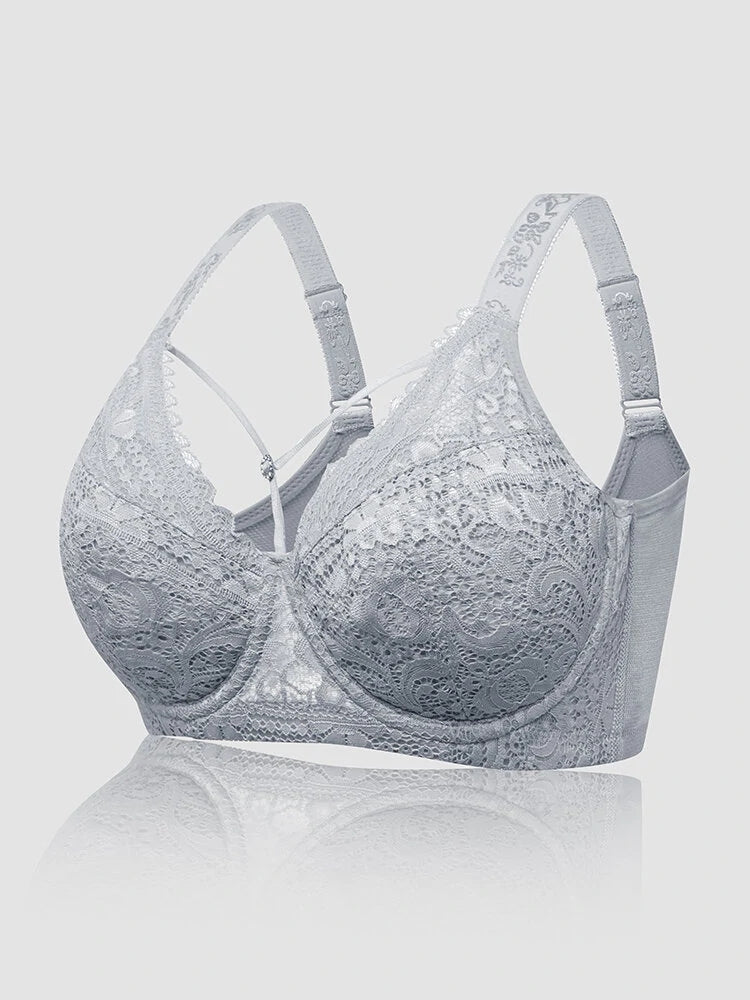 Sexy Lace Full Cup Push Up Soft Lined Bras