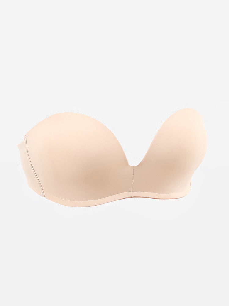 Strapless Push-Up Invisible Wireless Multiway Bra