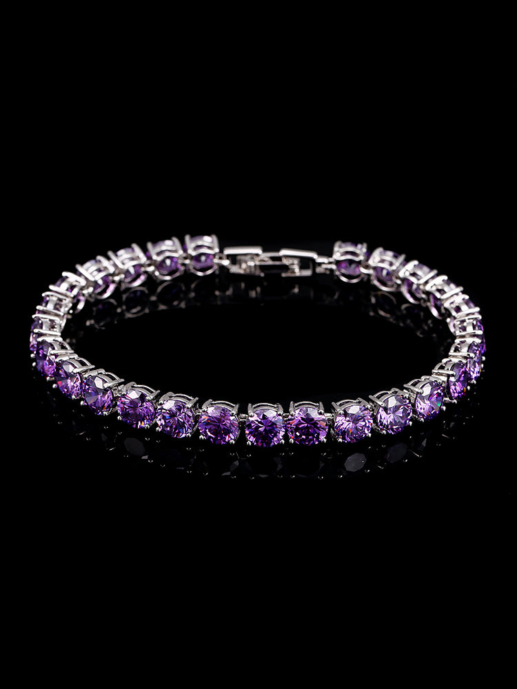 Fashion AAA+ Zircon Ladies Tennis Bracelet