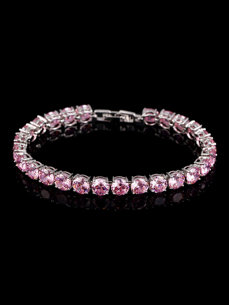 Fashion AAA+ Zircon Ladies Tennis Bracelet