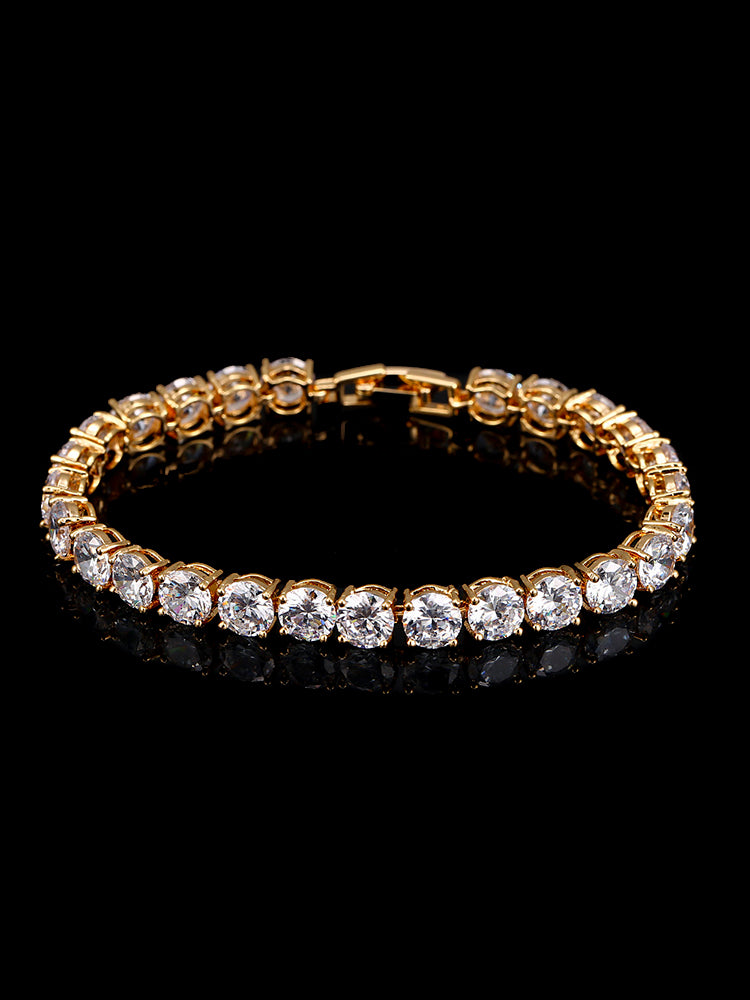Fashion AAA+ Zircon Ladies Tennis Bracelet