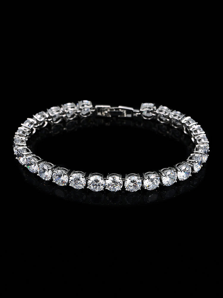 Fashion AAA+ Zircon Ladies Tennis Bracelet