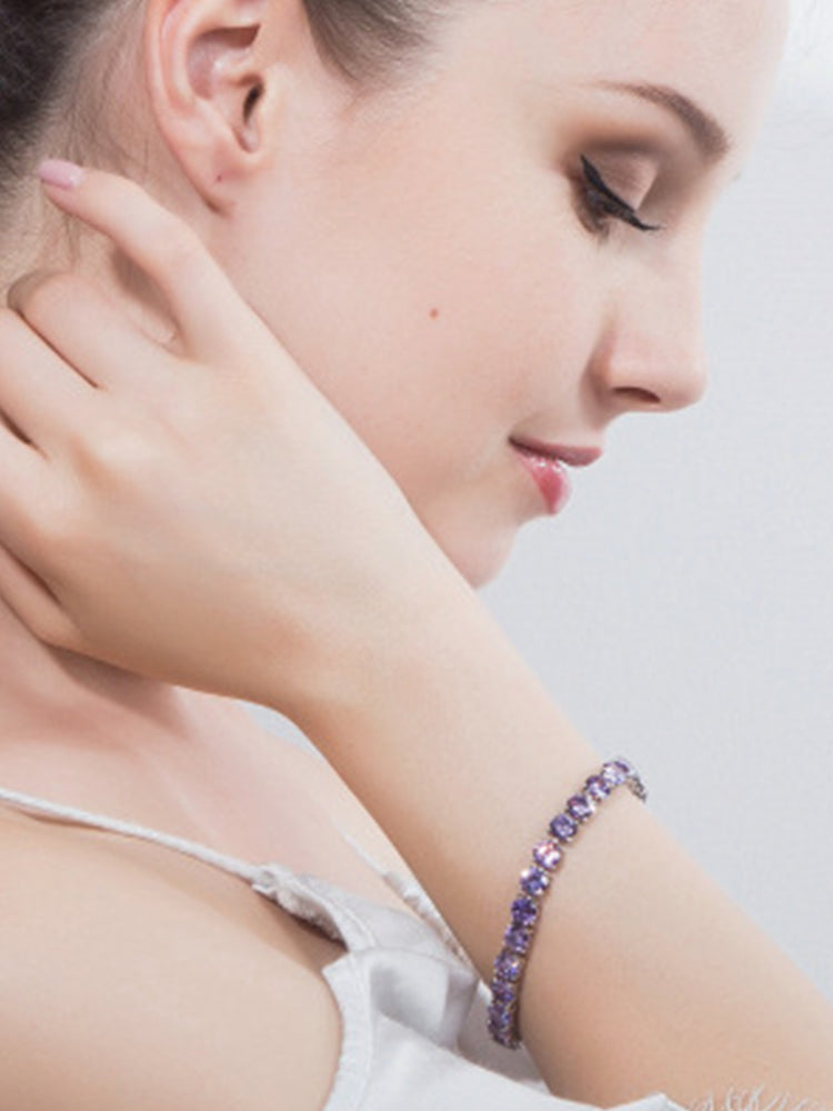 Fashion AAA+ Zircon Ladies Tennis Bracelet