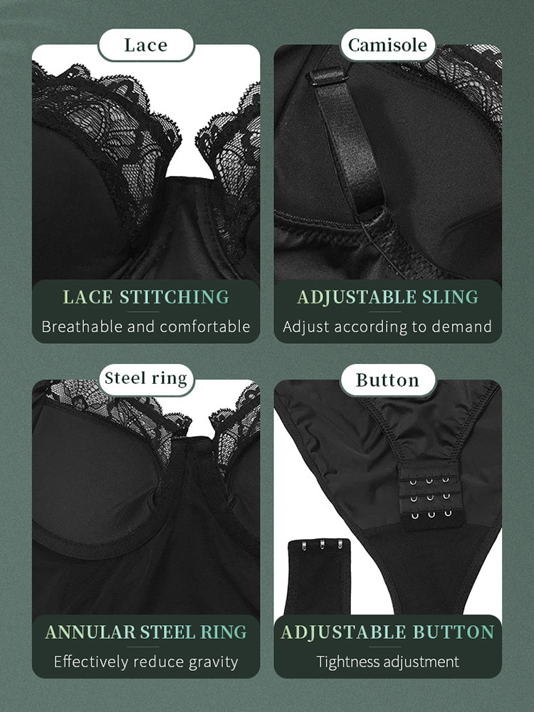 Firm Control Body Shaper With Built-In Bra