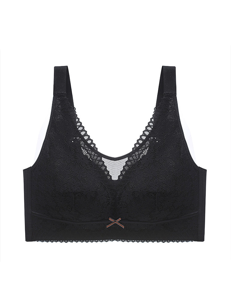 Floral Ultra-thin Breathable Wireless Bra