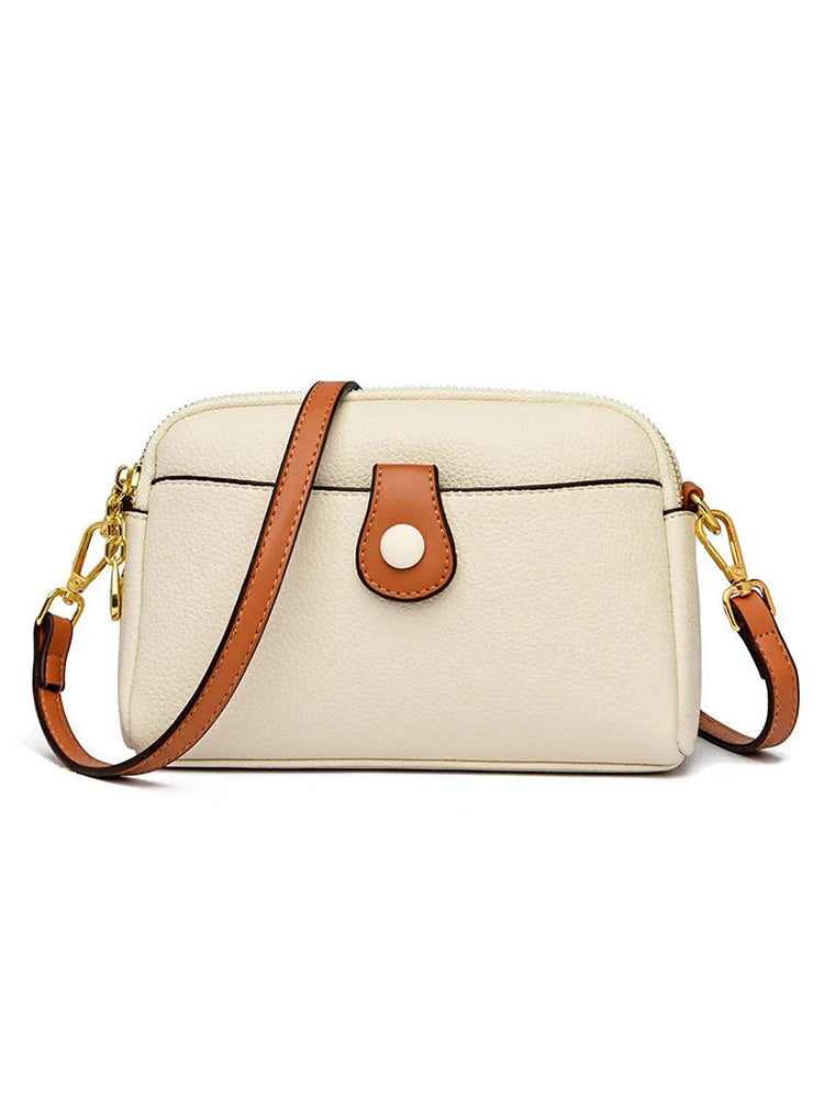 Mini Soft Leather Crossbody Bags Phone Purse Wallet