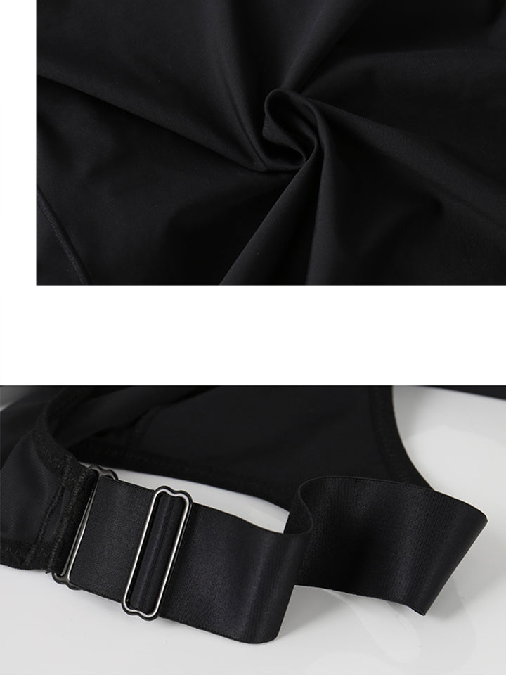 Women's Open-Bust Mid-Thigh Bodysuit