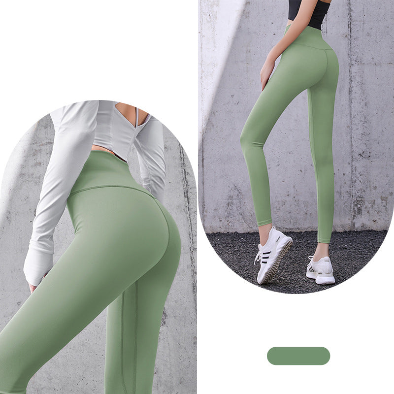 Women's High Waisted Tummy Control Leggings Workout Yoga Pants