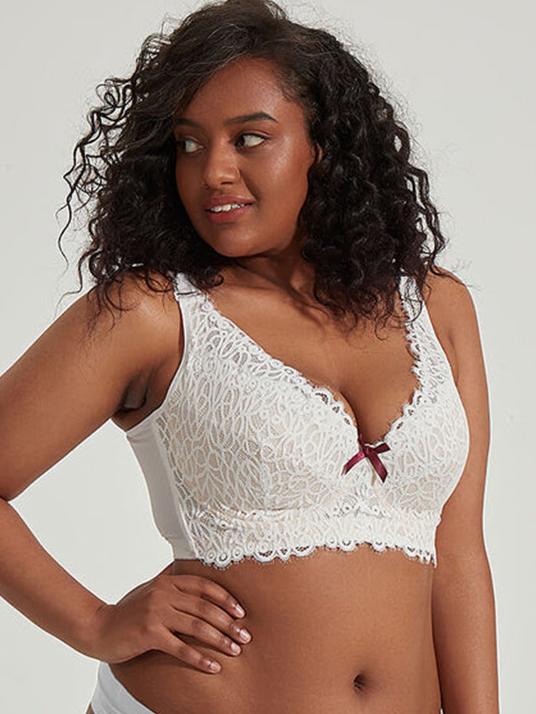 Lace Push Up Minimizer Bra