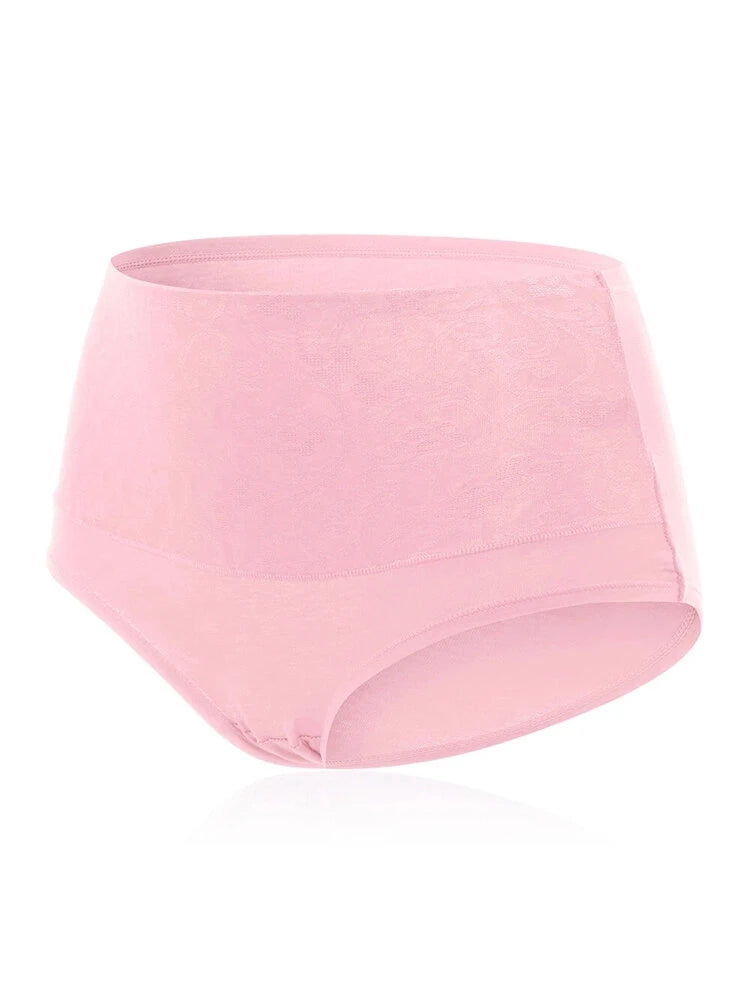 4-Pack Cotton High Waist Tummy Control Panties