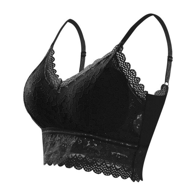 Ultra Soft Sexy Racerback Wirefree Lace Bra