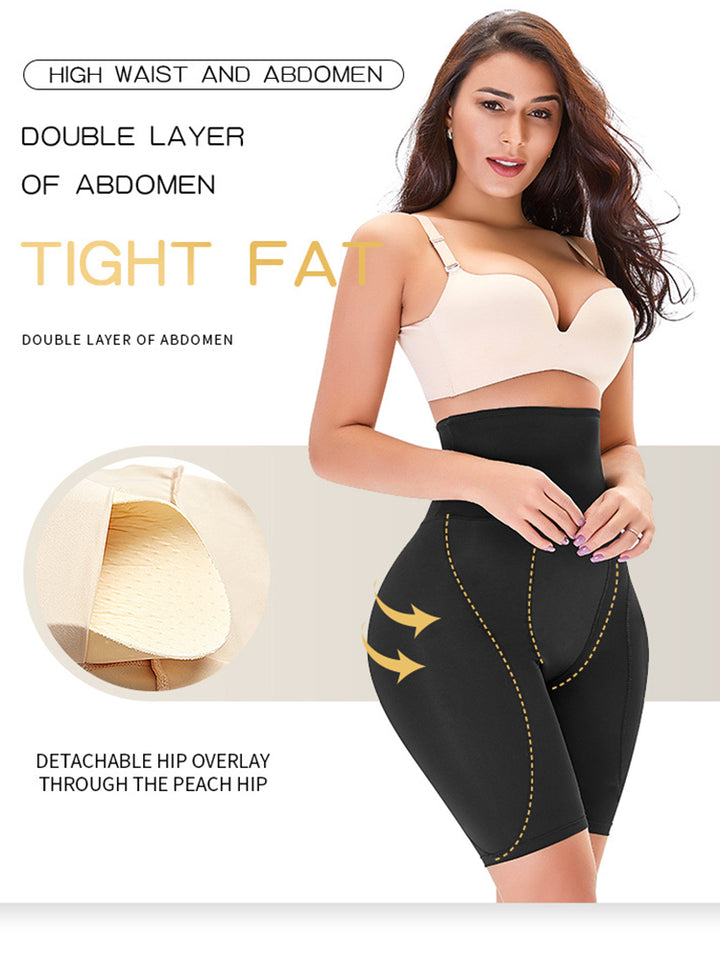 Sexy High-Waist Tummy Control Enhance Butt Padded Shaping Shorts