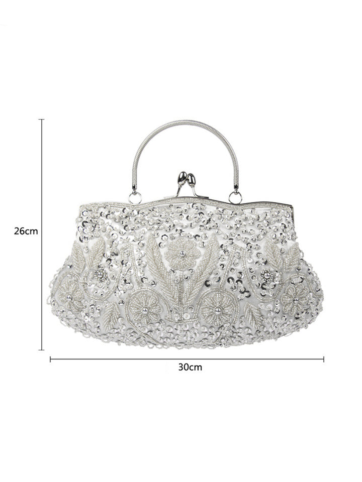 Rhinestone Handbag Costume Accessories Evening Clutch Beaded Bag