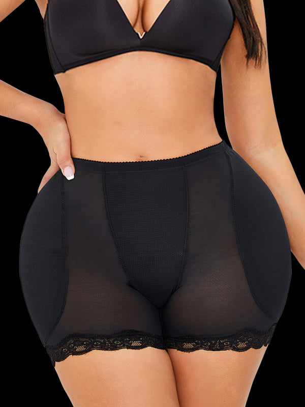 Plus Size Removable Padding Hip Butt Lifter Shaper Short Panties