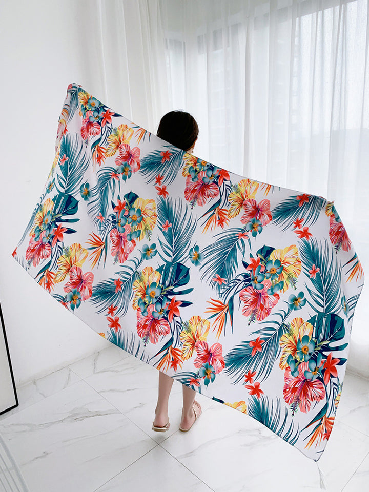 Multi Print Beach Sun Protection Cover Beach Towel