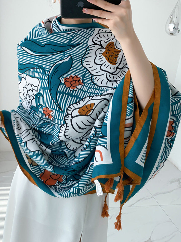 Multi Print Beach Sun Protection Cover Beach Towel