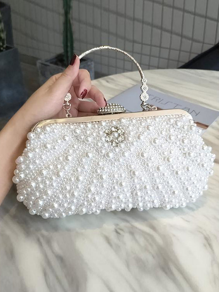 Luxury Pearl Purse Evening Clutch Bags