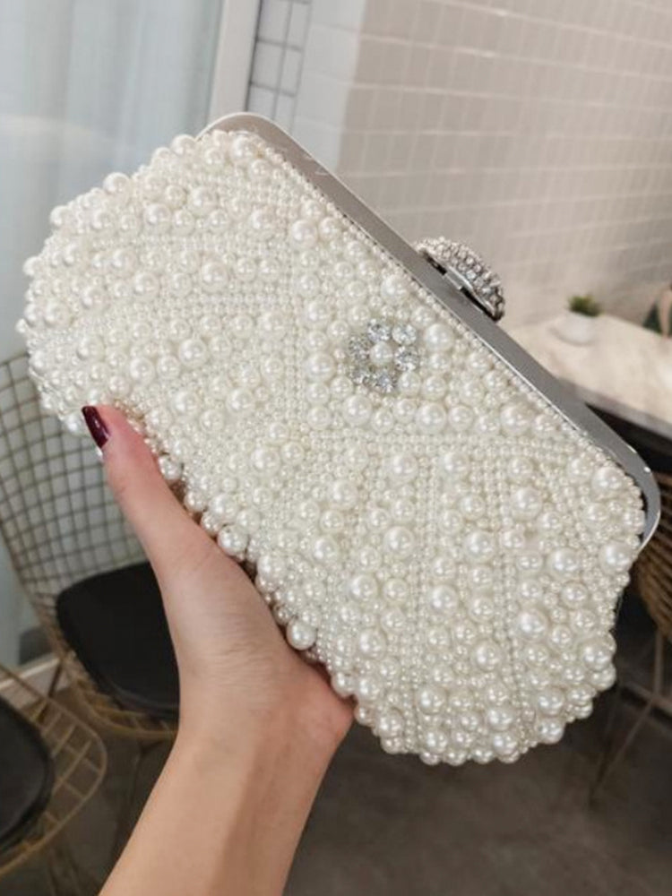 Luxury Pearl Purse Evening Clutch Bags