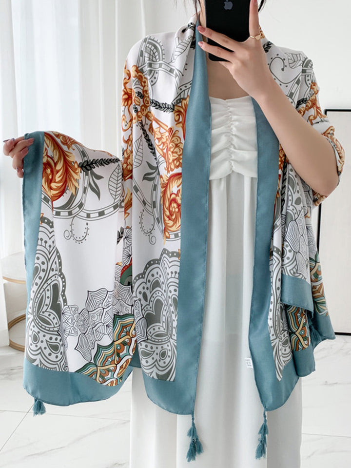 Multi Print Beach Sun Protection Cover Beach Towel