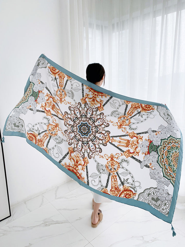 Multi Print Beach Sun Protection Cover Beach Towel