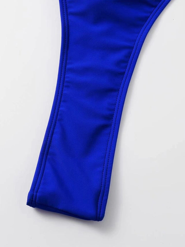 Sexy High Leg Backless One Piece Swimsuit