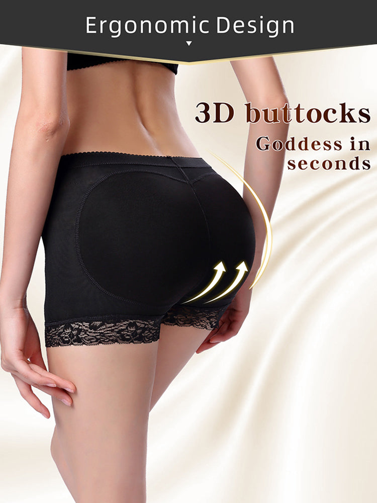 Soft Shaping Boyshort Shapewear with Removable Padded Butt